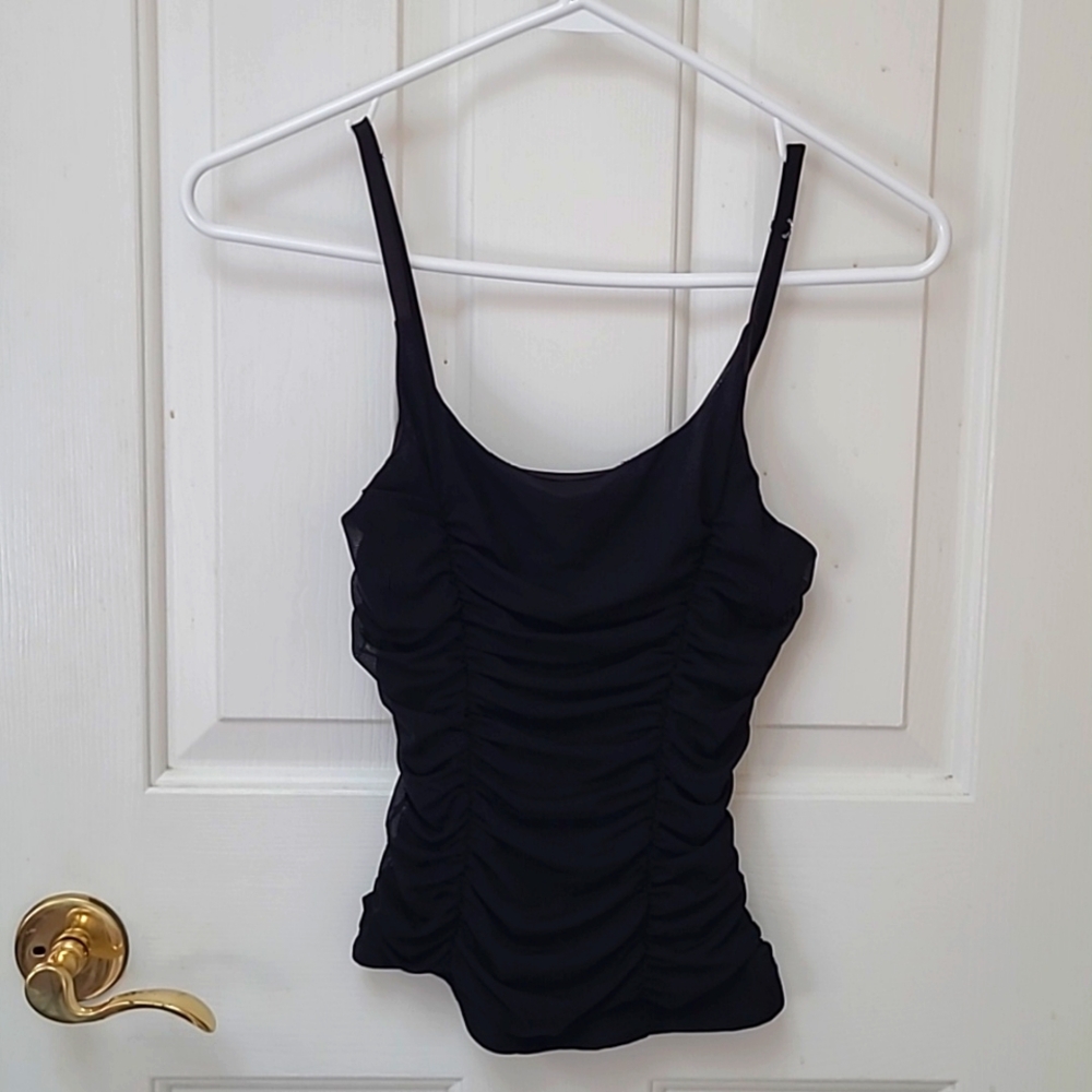 Juniors dressy tank, spaghetti strap size XS
